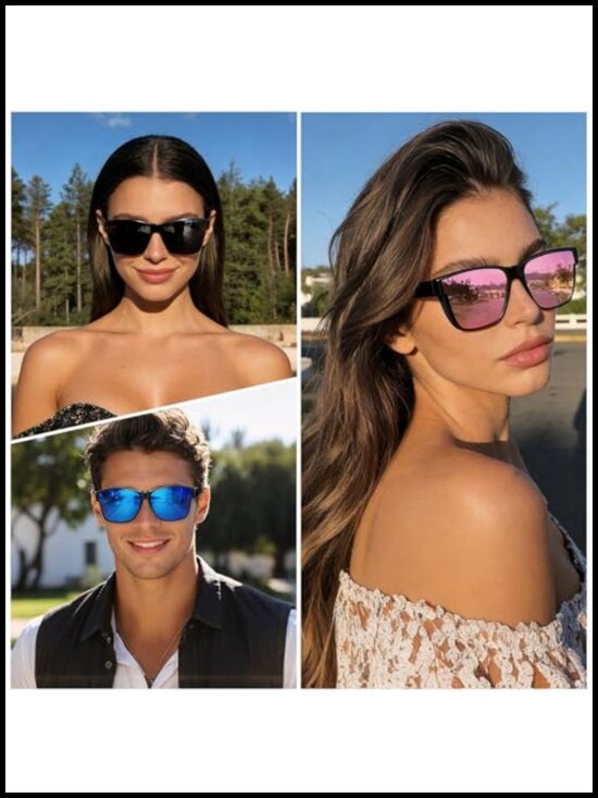 Polarized Fit Over Glasses UV400 Protection Large Sunglasses 3-Pack main image 4